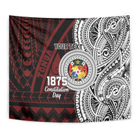 Personalised Tonga Constitution Day 1875 Tapestry Polynesian Tribal Tattoo LT9 - Polynesian Pride