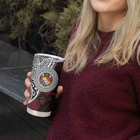 Personalised Tonga Constitution Day 1875 Tumbler Cup Polynesian Tribal Tattoo LT9 - Polynesian Pride