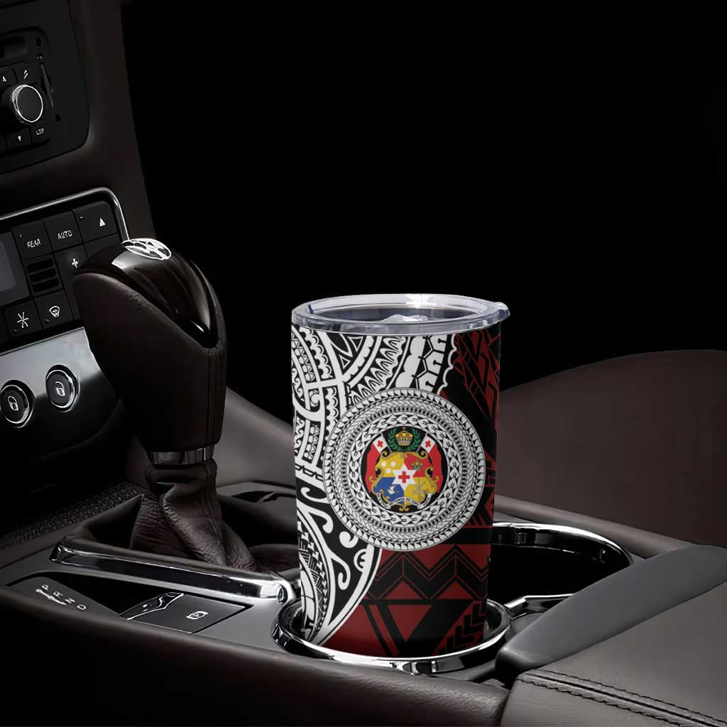 Personalised Tonga Constitution Day 1875 Tumbler Cup Polynesian Tribal Tattoo LT9 - Polynesian Pride