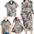 Polynesia Family Matching Long Sleeve Bodycon Dress and Hawaiian Shirt Tribal Polynesian Spirit With Beige Pacific Flowers LT9 Beige - Polynesian Pride