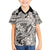 Polynesia Family Matching Puletasi Dress and Hawaiian Shirt Tribal Polynesian Spirit With Beige Pacific Flowers LT9 - Polynesian Pride