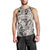 Polynesia Men Tank Top Tribal Polynesian Spirit With Beige Pacific Flowers LT9 - Polynesian Pride