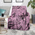 Polynesia Blanket Tribal Polynesian Spirit With Pink Pacific Flowers LT9 - Polynesian Pride