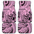 Polynesia Car Mats Tribal Polynesian Spirit With Pink Pacific Flowers LT9 Pink - Polynesian Pride