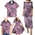 Polynesia Family Matching Puletasi Dress and Hawaiian Shirt Tribal Polynesian Spirit With Pink Pacific Flowers LT9 - Polynesian Pride