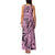 Polynesia Family Matching Tank Maxi Dress and Hawaiian Shirt Tribal Polynesian Spirit With Pink Pacific Flowers LT9 - Polynesian Pride