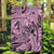 Polynesia Garden Flag Tribal Polynesian Spirit With Pink Pacific Flowers LT9 Garden Flag Pink - Polynesian Pride