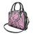 Polynesia Shoulder Handbag Tribal Polynesian Spirit With Pink Pacific Flowers LT9 - Polynesian Pride