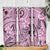 Pink Pacific Flowers Tribal Polynesian Spirit Skinny Tumbler