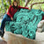 Polynesia Quilt Tribal Polynesian Spirit With Teal Pacific Flowers LT9 - Polynesian Pride