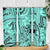 Teal Pacific Flowers Tribal Polynesian Spirit Skinny Tumbler