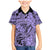 Polynesia Family Matching Mermaid Dress and Hawaiian Shirt Tribal Polynesian Spirit With Violet Pacific Flowers LT9 Son's Shirt Violet - Polynesian Pride