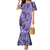 Polynesia Mermaid Dress Tribal Polynesian Spirit With Violet Pacific Flowers LT9 Women Violet - Polynesian Pride