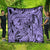 Polynesia Quilt Tribal Polynesian Spirit With Violet Pacific Flowers LT9 - Polynesian Pride