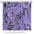 Polynesia Shower Curtain Tribal Polynesian Spirit With Violet Pacific Flowers LT9 Violet - Polynesian Pride