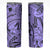 Violet Pacific Flowers Tribal Polynesian Spirit Skinny Tumbler