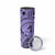 Violet Pacific Flowers Tribal Polynesian Spirit Skinny Tumbler