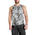 Polynesia Men Tank Top Tribal Polynesian Spirit With White Pacific Flowers LT9 - Polynesian Pride