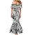 Polynesia Mermaid Dress Tribal Polynesian Spirit With White Pacific Flowers LT9 - Polynesian Pride