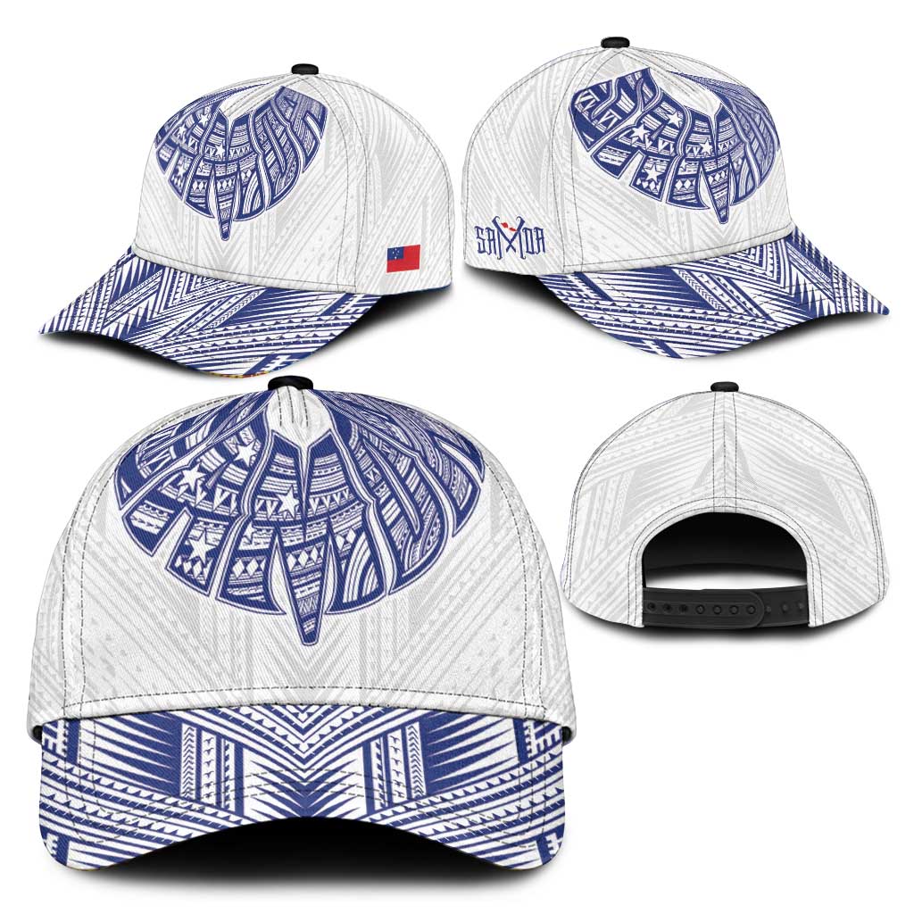 White Samoa Tribal Chest Tattoo Classic Cap LT9 - Polynesian Pride