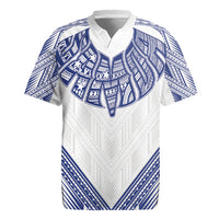 White Samoa Tribal Chest Tattoo Rugby Jersey LT9 White - Polynesian Pride
