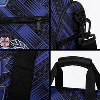 Toa Samoa 40th Anniversary Duffle Bag Royal Blue Tribal LT9 - Polynesian Pride