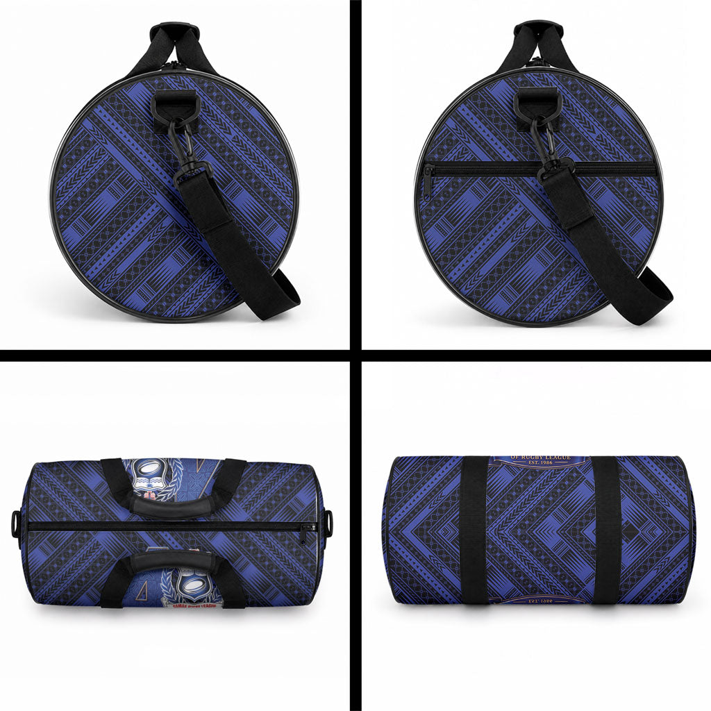 Toa Samoa 40th Anniversary Duffle Bag Royal Blue Tribal LT9 - Polynesian Pride