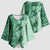 Polynesia Kimono Sleeve Blouse Hibiscus Hawaiian Tribal Tattoo Retro Green - Polynesian Pride