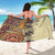 Polynesia Sarong Hibiscus and Hawaiian Tribal Tattoo Retro Style Tan Color LT9 - Polynesian Pride