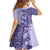 Polynesia Family Matching Off Shoulder Short Dress and Hawaiian Shirt Hibiscus and Hawaiian Tribal Tattoo Retro Style Violet Color LT9 - Polynesian Pride