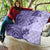 Polynesia Quilt Hibiscus and Hawaiian Tribal Tattoo Retro Style Violet Color LT9 - Polynesian Pride