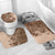 Polynesia Bathroom Set Hibiscus Hawaiian Tribal Tattoo Retro Pink Pastel - Polynesian Pride