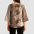 Polynesia Kimono Sleeve Blouse Hibiscus Hawaiian Tribal Tattoo Retro Pink Pastel - Polynesian Pride
