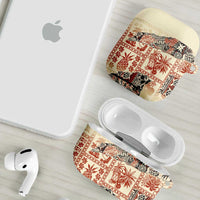Hawaii Beige Version AirPods Case Aloha Tribal Pattern LT9 - Polynesian Pride