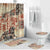 Hawaii Beige Version Bathroom Set Aloha Tribal Pattern - Polynesian Pride