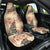 Hawaii Car Seat Cover Aloha Tribal Pattern Beige Version LT9 One Size Beige - Polynesian Pride