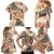 Hawaii Family Matching Mermaid Dress and Hawaiian Shirt Aloha Tribal Pattern Beige Version LT9 - Polynesian Pride