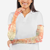 Hawaii Sweat Pink Ombre Arm Sleeves Aloha Tribal Pattern - Polynesian Pride