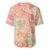 Hawaii Baseball Jersey Aloha Tribal Pattern Sweat Pink Ombre LT9 - Polynesian Pride