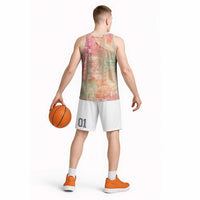 Hawaii Sweat Pink Ombre Basketball Jersey Aloha Tribal Pattern LT9 - Polynesian Pride