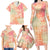 Hawaii Family Matching Long Sleeve Bodycon Dress and Hawaiian Shirt Aloha Tribal Pattern Sweat Pink Ombre LT9 - Polynesian Pride