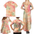 Hawaii Family Matching Summer Maxi Dress and Hawaiian Shirt Aloha Tribal Pattern Sweat Pink Ombre LT9 - Polynesian Pride