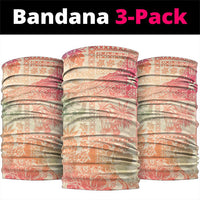 Hawaii Sweat Pink Ombre Neck Gaiter Aloha Tribal Pattern - Polynesian Pride