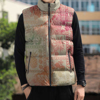Hawaii Sweat Pink Ombre Sleeveless Puffer Jacket Aloha Tribal Pattern LT9 - Polynesian Pride