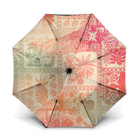 Hawaii Sweat Pink Ombre Umbrella Aloha Tribal Pattern - Polynesian Pride