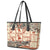 Aloha Hawaii Christmas Leather Tote Bag Mele Kalikimaka Tapa Tribal Retro Style LT9 - Polynesian Pride