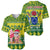 Cook Islands Christmas Baseball Jersey Santa Beach Meri Kiritimiti LT9 - Polynesian Pride