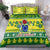 Cook Islands Christmas Bedding Set Santa Beach Meri Kiritimiti LT9 - Polynesian Pride