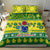 Cook Islands Christmas Bedding Set Santa Beach Meri Kiritimiti LT9 - Polynesian Pride