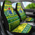 Cook Islands Christmas Car Seat Cover Santa Beach Meri Kiritimiti LT9 - Polynesian Pride